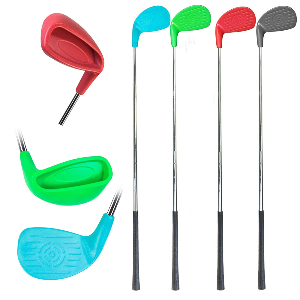 Golf Equipment For Kids - ไม้กอล์ฟสนามหลังบ้าน หัวพลาสติกขนาดใหญ่ ด้ามเหล็ก 36 นิ้ว สำหรับผู้ใหญ่