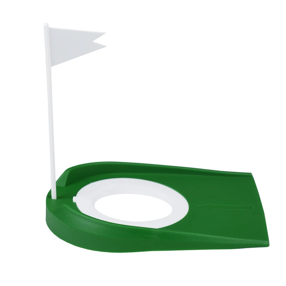 Golf Equipment Indoor - กอล์ฟในร่มใส่เทรนเนอร์พร้อมธงพัตเตอร์สีเขียว Practice Aid Home YARD กลางแจ้ง