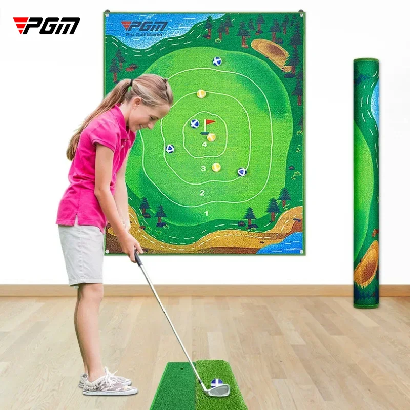 Golf Equipment Indoor - PGM DJD040 มินิกอล์ฟในร่มระงับ Dartboard ฝึกกลางแจ้งการฝึกอบรมเทรนเนอร์เสื่อตีกอล์ฟ