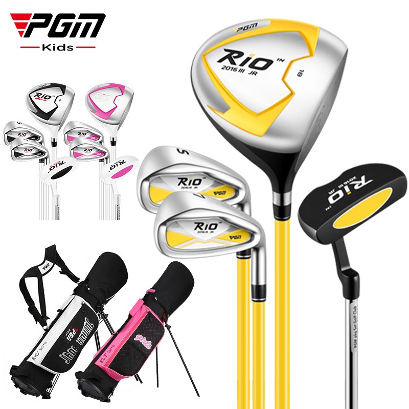 Golf Equipment For Kids - ชุดไม้กอล์ฟสำหรับเด็ก PGM พร้อมกระเป๋าตั้ง ประกอบด้วยไม้กอล์ฟ 1 ชิ้น