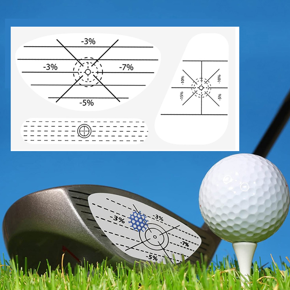 Golf Equipment Indoor - 150PCSกอล์ฟคลับผลกระทบเทปป้ายสติกเกอร์สําหรับไดร์เวอร์Woods Irons PutterตีRecorderการฝึกอบรมเอดส์สําหรับSwing Practice