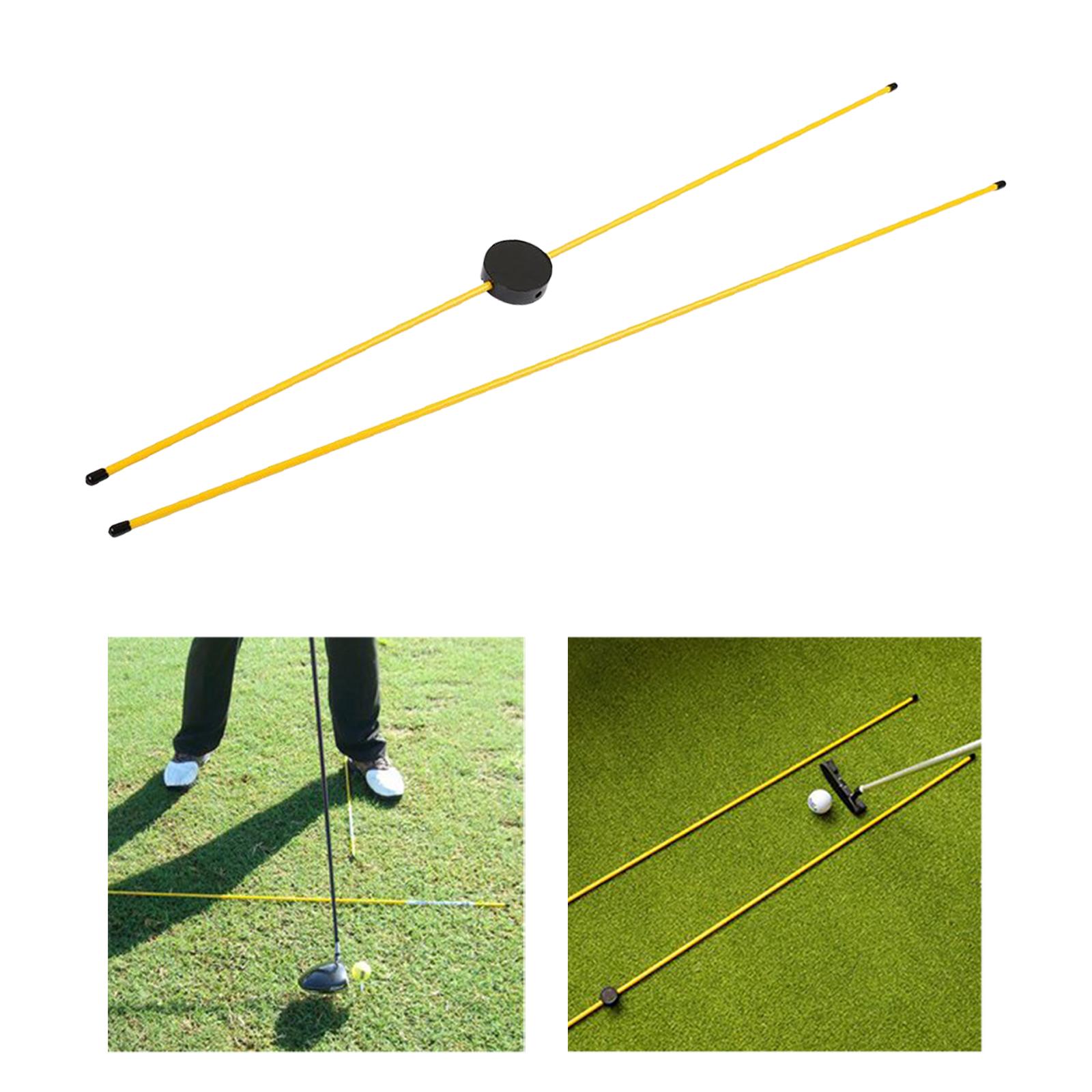 Golf Equipment For Kids - อุปกรณ์ช่วยฝึกกอล์ฟ ไม้แสดงทิศทางวงสวิง อุปกรณ์ฝึกซ้อมสำหรับการฝึกวงสวิงเต็มรูปแบบ สำหรับผู้ใหญ่และเด็ก