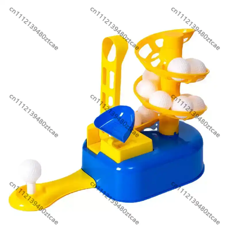Golf Equipment For Kids - เครื่องฝึกซ้อมกอล์ฟสำหรับเด็ก ของเล่นเพื่อความบันเทิงและออกกำลังกายที่บ้าน อุปกรณ์กีฬากลางแจ้งสำหรับเด็กอนุบาล เกมลูกบอลเพื่อการพักผ่อน