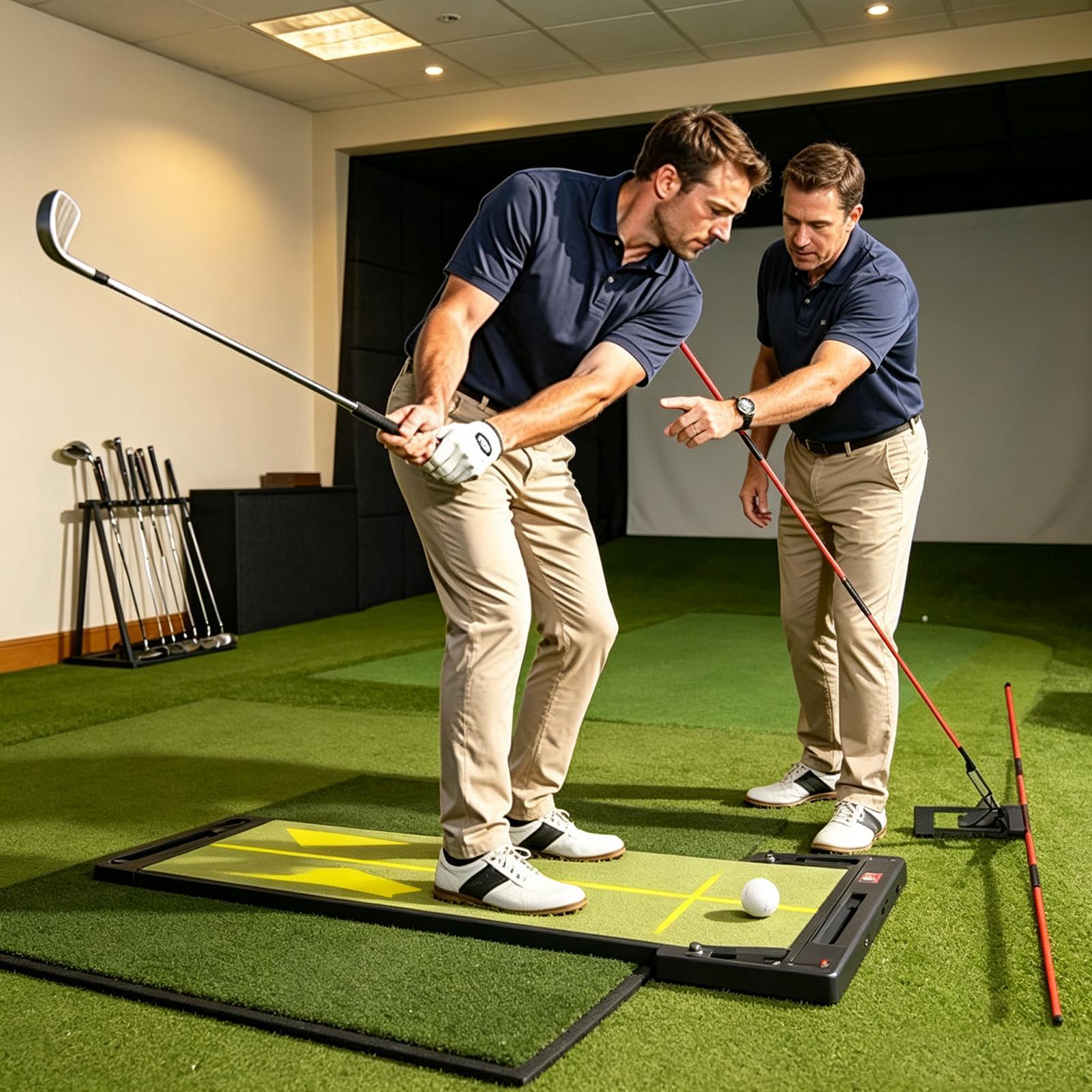 อุปกรณ์ฝึกซ้อมกอล์ฟแบบปรับมุมไ - Golf Equipment Beginners บทวิจารณ์และราคา