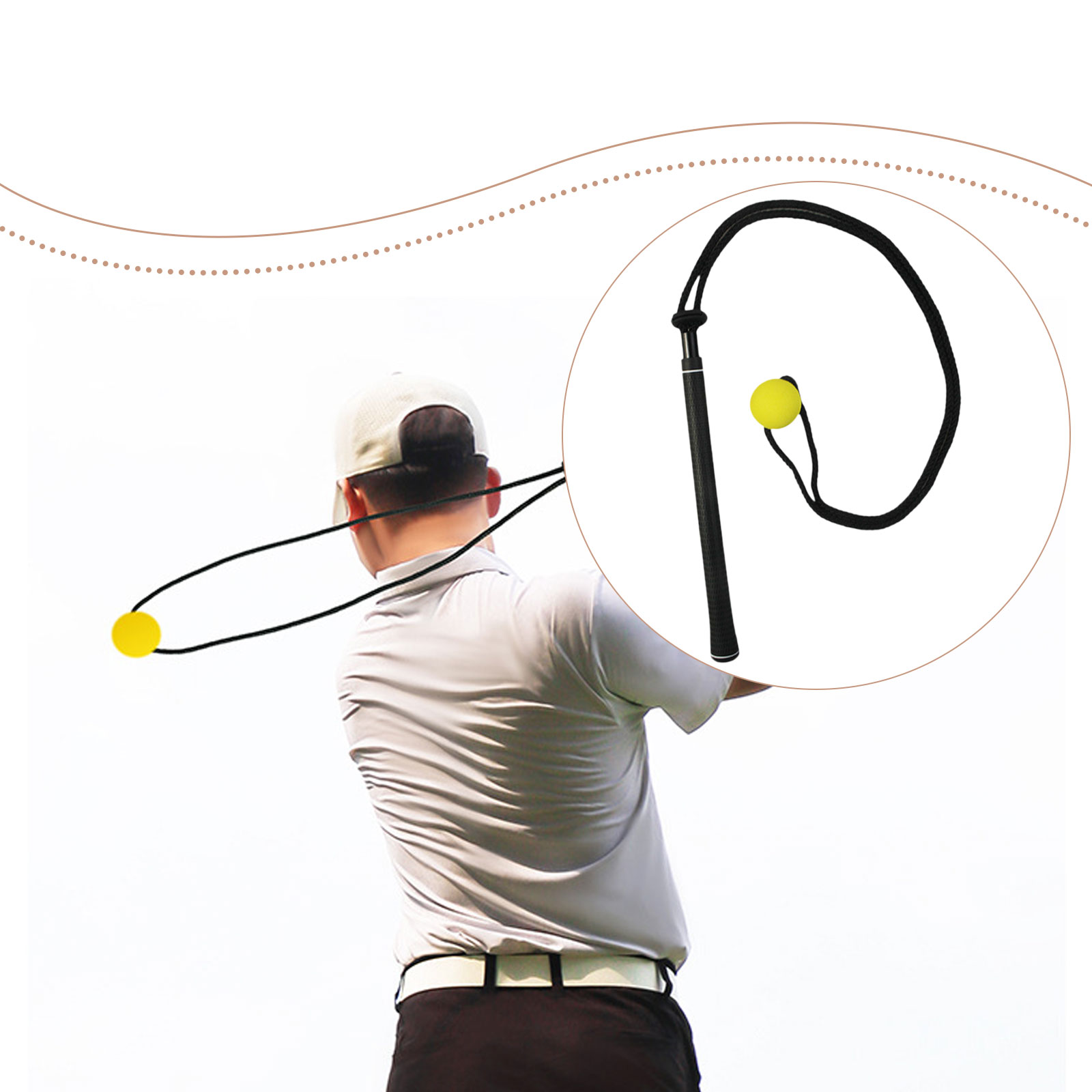 อุปกรณ์ฝึกซ้อมวงสวิงกอล์ฟ เชือ - Golf Equipment Beginners บทวิจารณ์และราคา