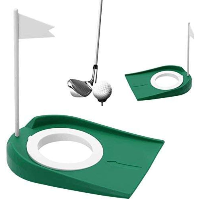 ถ้วยพัตต์กอล์ฟพร้อมธง อุปกรณ์ฝ - Golf Equipment For Kids บทวิจารณ์และราคา