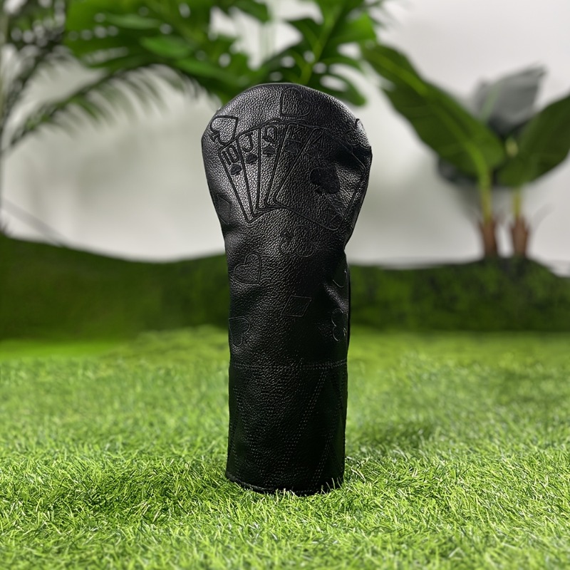 ฝาครอบหัวไม้กอล์ฟโป๊กเกอร์สีดำ - Golf Equipment Deals บทวิจารณ์และราคา